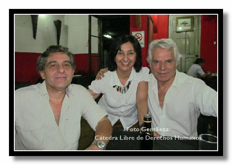 Prof. Luis Garay, Lic. Gladis Loys y Rocco Oppedisano.